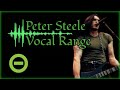 Peter Steele Vocal Range