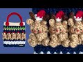 【かぎ針編み】トナカイ模様のバッグ🦌🎅🏻❄️🎄／【Crochet】Reindeer stitch bag／クリスマス Christmas