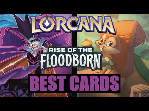 lorcana rise of the floodborn best cards Ravensburger Disney TCG: - Amethyst & Steel Single-Player Starter Deck | Engaging Gameplay | Over 200 Original Disney Artworks 6 best Rise of the