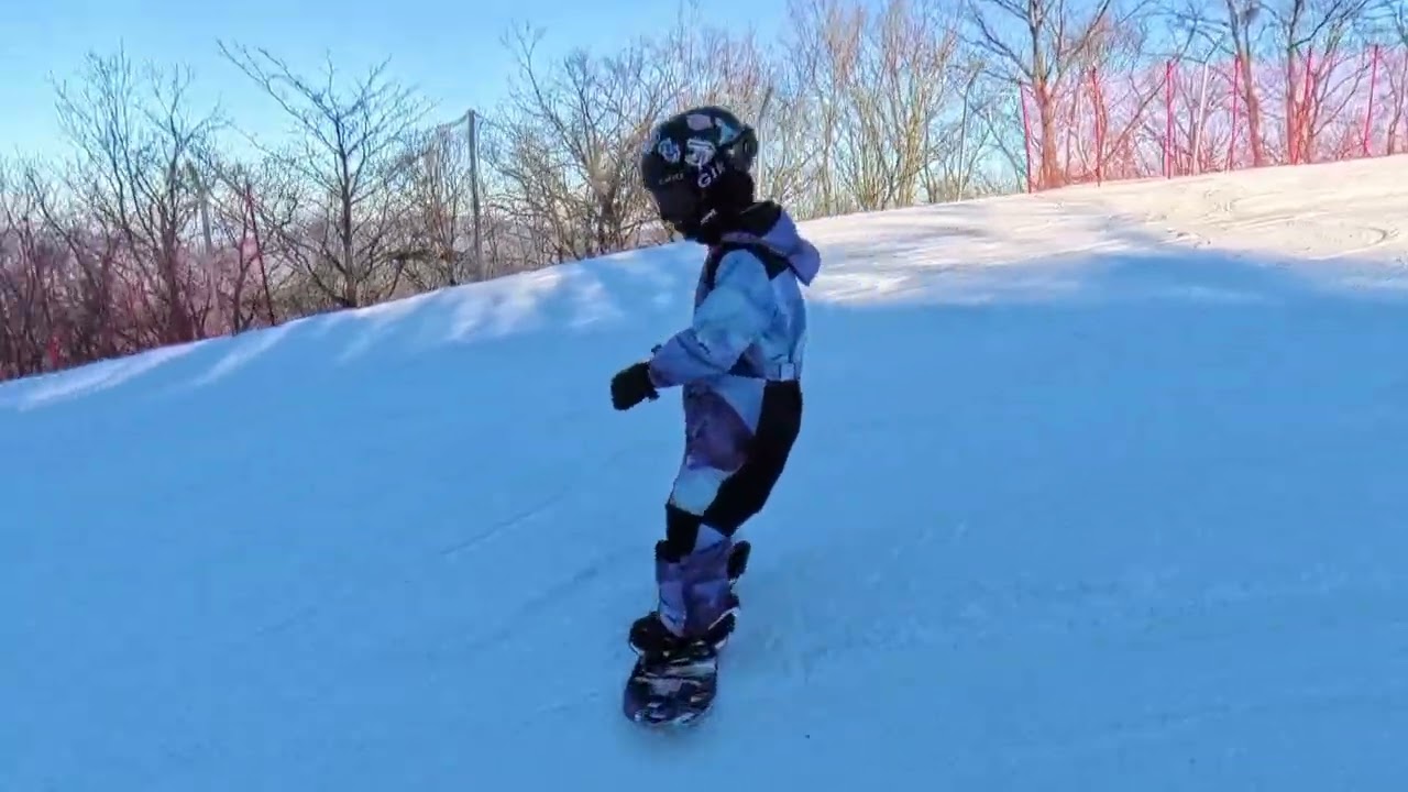 7살 지안이 스노우보딩 2026. 2. 19 용평 레인보우 파라다이스