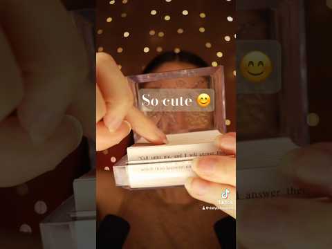 Cute box to hold prayer cards #christianasmr #thrifting #bibleverse