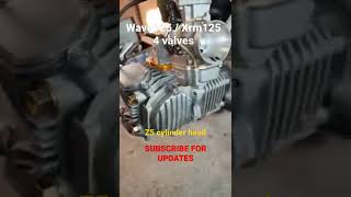 Power wave 125 4 valves Upgrade modify engine #shortvideo #short  #4valves