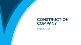 Construction Company - Business Valuation Case Study