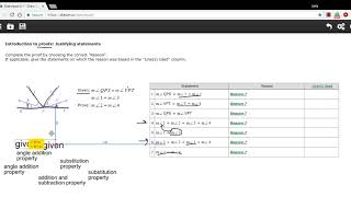 Introduction to proofs - justifying statements