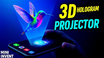 How to make a 3D Hologram projector at home | Mini invent 