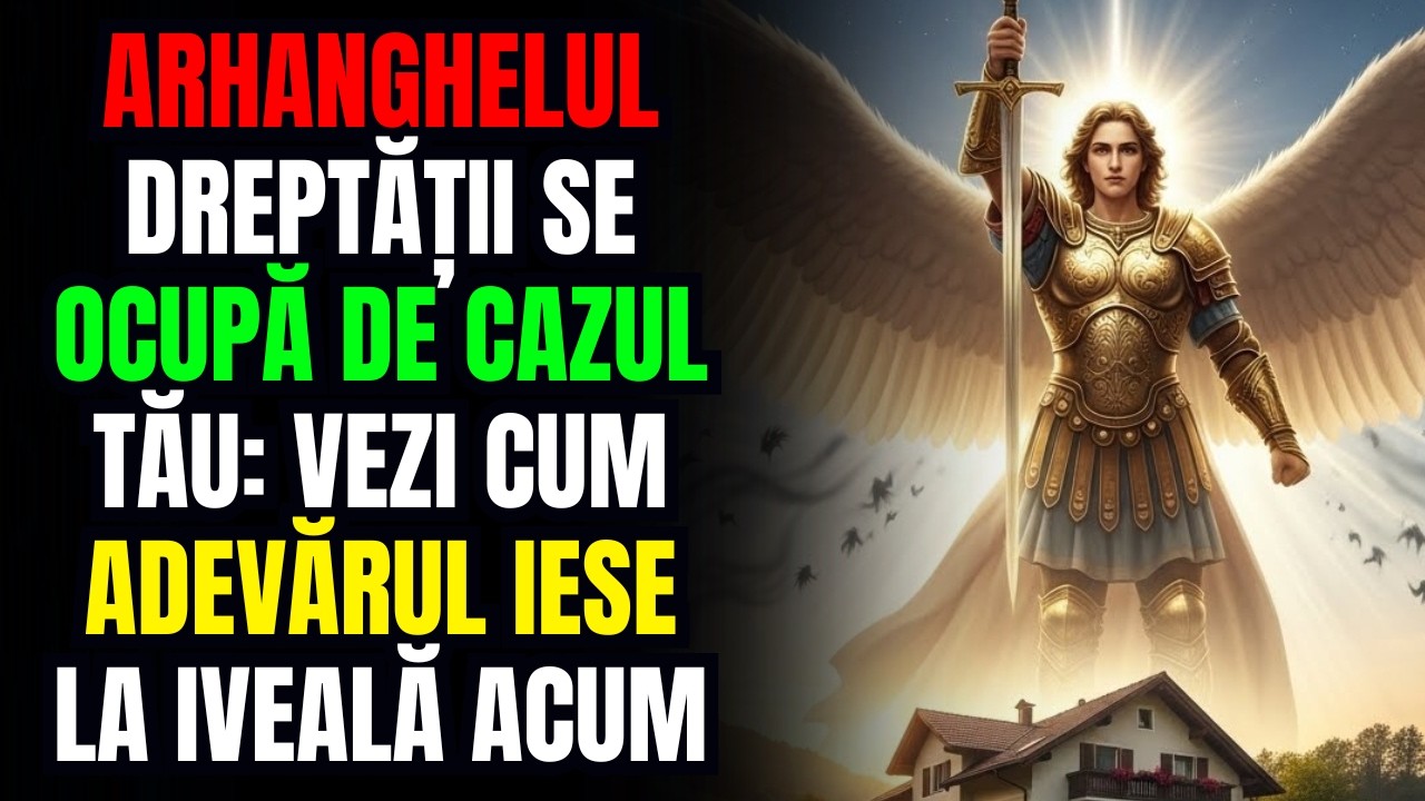 Arhanghelul Mihail: Arhanghelul Dreptății preia cazul tău! Vezi cum adevărul iese la iveală acum