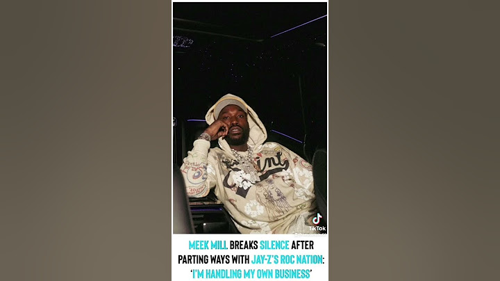 Meek Mill Breaks Silence After Parting Wats With Jay Z Roc Nation #shorts