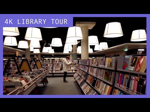 4K Library Tour : Rotterdam Library : Van den Broek en Bakema Architects : Walk 237