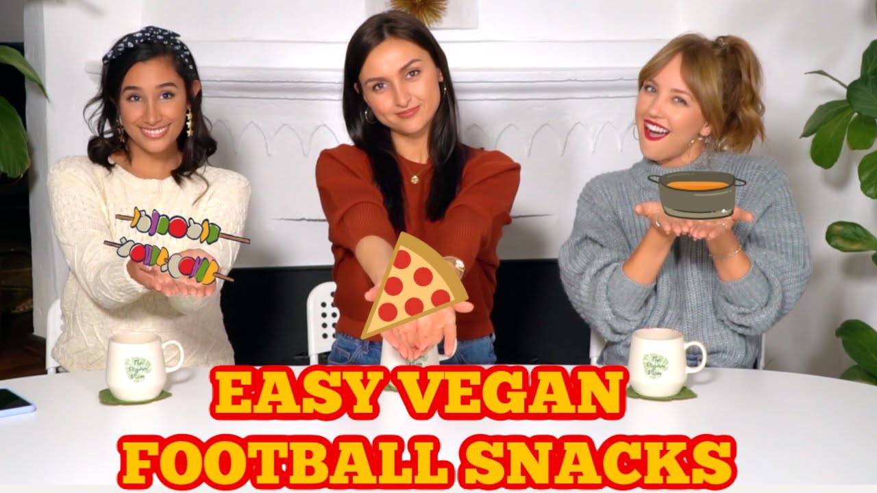 EASY VEGAN FOOTBALL SNACKS - YouTube