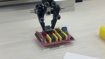 Robotic assembly of electronic components using Dobot Magician Robot Arm with Linear rail
