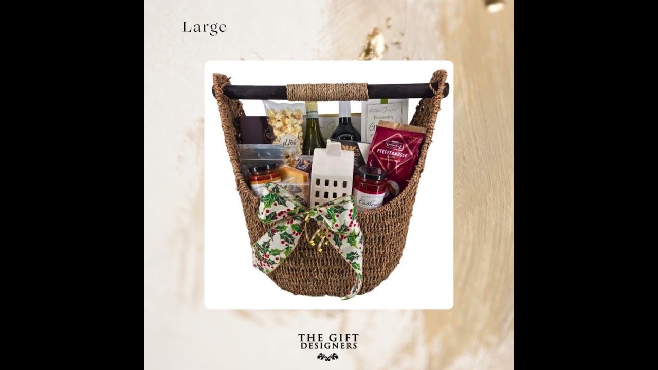 ✨ Experience the magic of the season with our Holiday Wonder Gift Baskets from The Gift Designers!