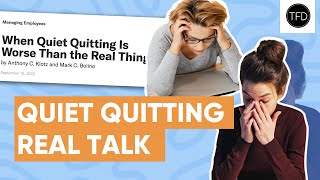 A Rant On 'Quiet Quitting' & The Privilege Of Workplace SelfCare