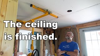 Hanging Ceiling Sheetrock - Addition Build 42