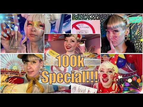 100k Special!!! 🎇 5 in 1 FASTEST Roleplays!!! Soft Spoken ASMR for Sleep, Relaxation and Celebration
