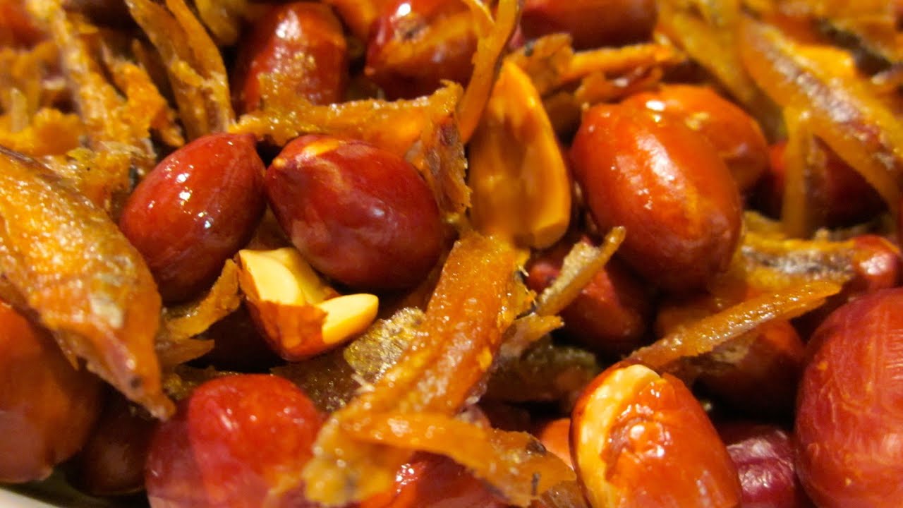 Resepi Che Nom Sambal Ikan Bilis , Kacang Tanah dan Kentang yang Pedas
