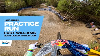 GoPro: DH World Cup Champ is Back! - Loic Bruni at Fort William - '24 UCI Downhill MTB World Cup