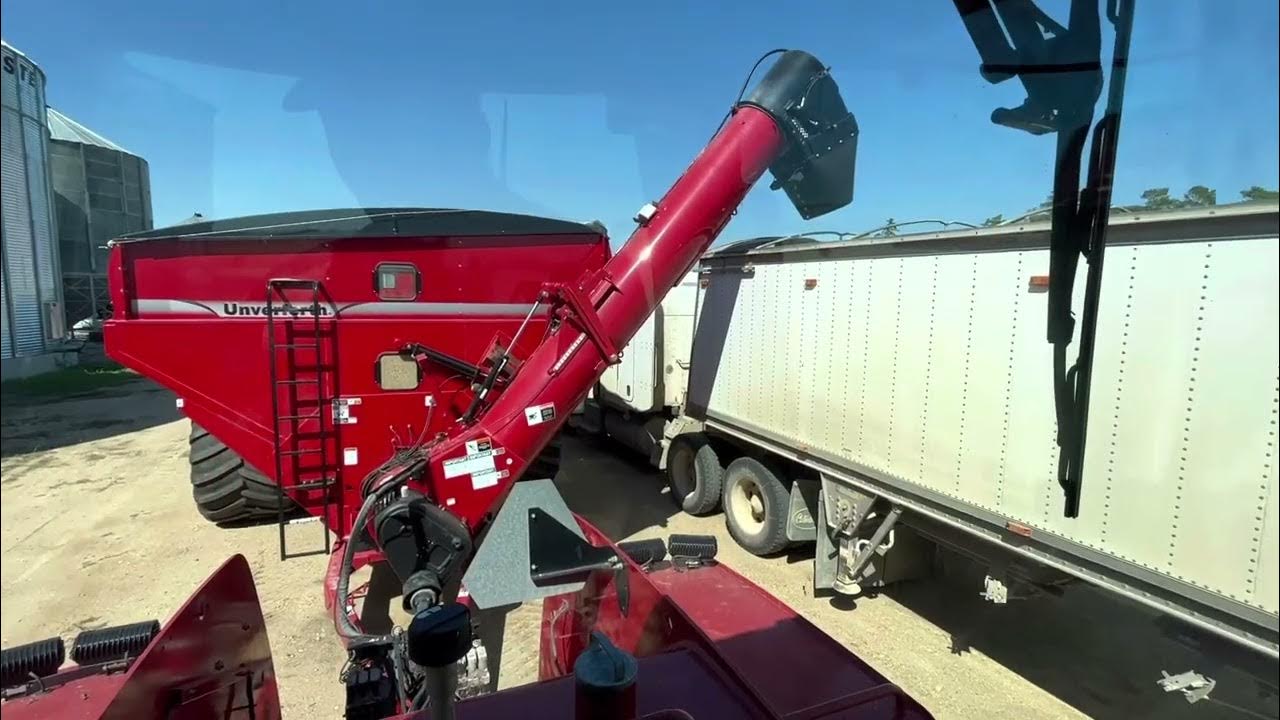 How to Unload a Grain Cart YouTube
