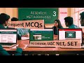 UGC NET Paper 1  #researchmethodology (frequent MCQs)  PART 3