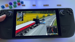 Euro Truck Simulator 2 - Steam Deck handheld gameplay screenshot 3