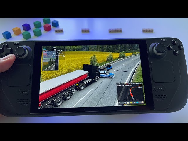 Steam Deck, Euro Truck Simulator 2, 800p
