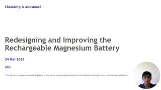 Rechargeable Magnesium Battery Resimi