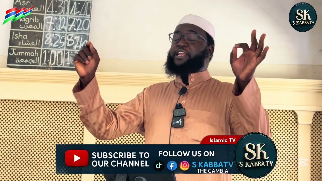 SHEIKH ABDUL AZIZ SELLAH HAFIZAHOULLAH خطبة الجمعة بعنوان فضل رمضان 🌙 