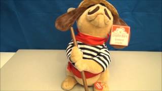 CUDDLE BARN'S GONDOLOMIO ANIMATRONIC GONDOLIER SINGING PUPPY VIDEO TOY REVIEW
