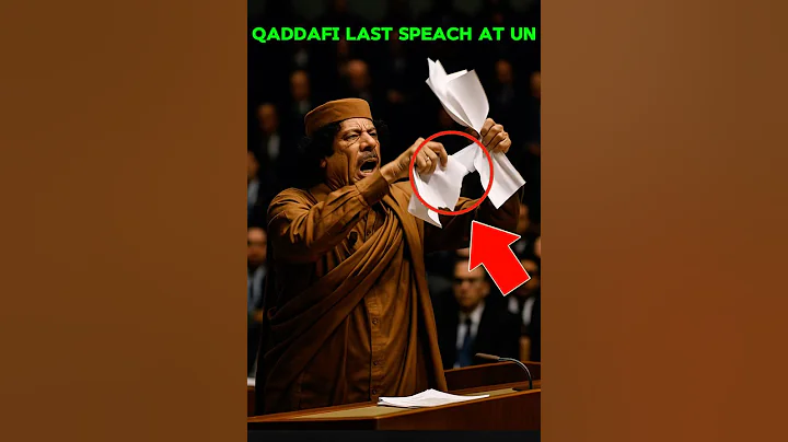 Gaddafi speach at United nation !! what he say in it last speach
