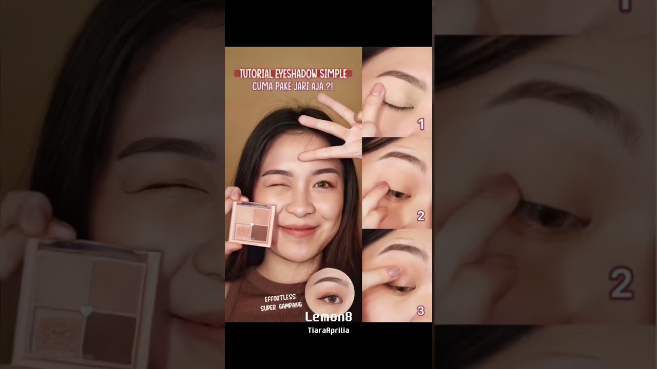 Bikin Eyeshadow Simple Cuma Pakai Jari Aja! 🤚🏻