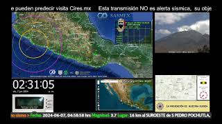 #SISMO Magnitud: 4.4 COALCOMAN, MICH 2024-06-07 #almomento #noameritoalerta #sasmex