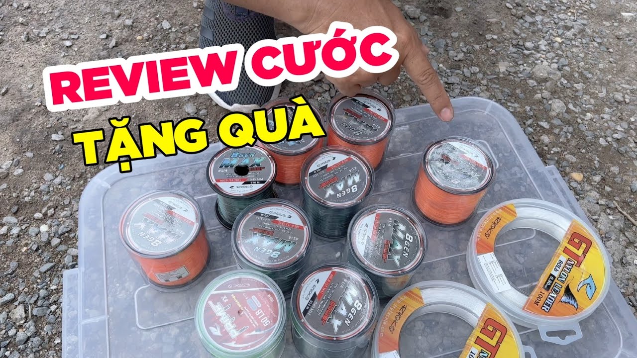 Review Cước Câu Cá Có Quà | Cước Câu Cá Ryoko - youtube