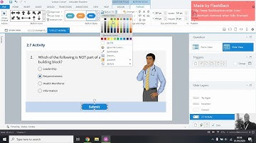 Creating an interactive submit button in Articulate 360 Storyline