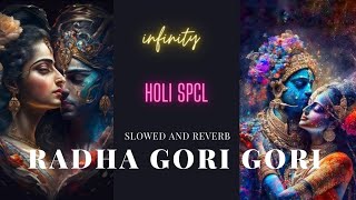 Radha rani ( radha gori gori song ) #slowedandreverb #holispecial #holisong #krishna #radhakrishna