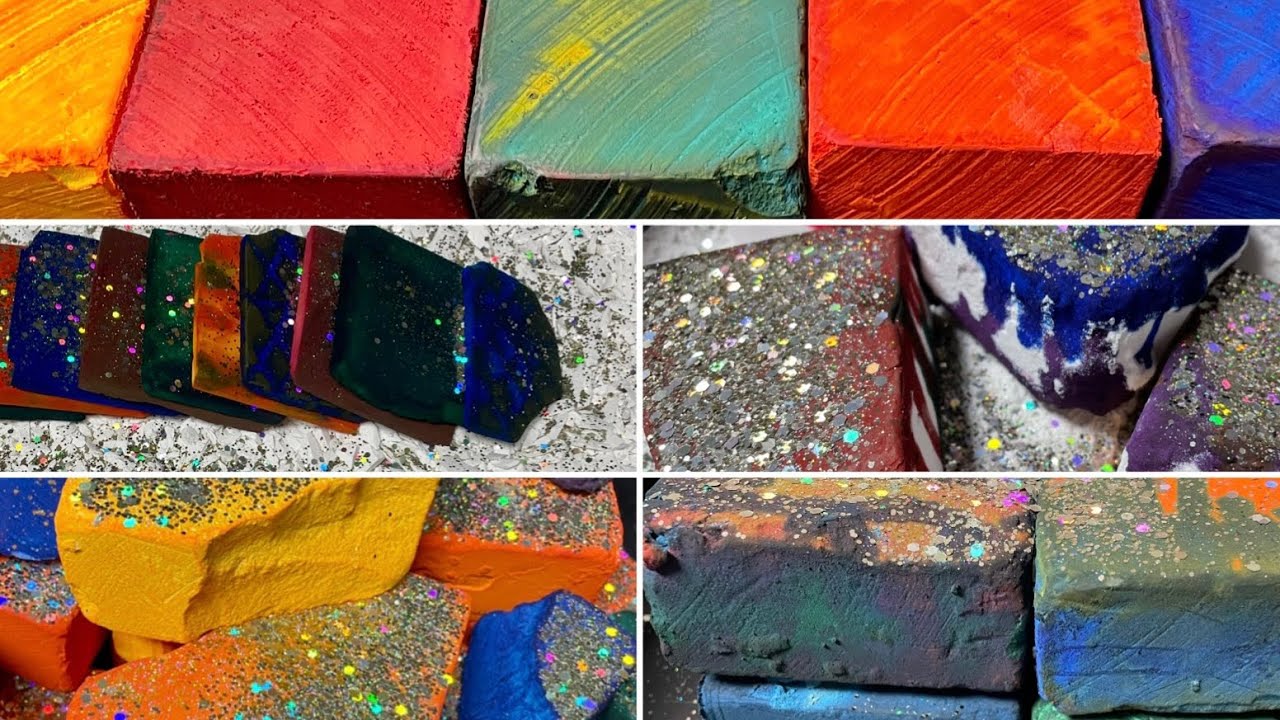 Dyed Gym Chalk Compilation - YouTube