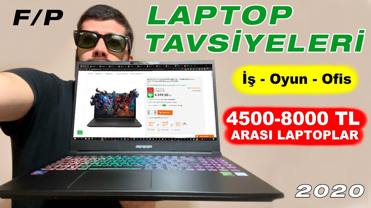 4500 - 8000 TL Arası OYUN - İŞ - MÜHENDİSLİK Laptop Tavsiyesi (2020) -  YouTube