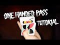 ONE HANDED PASS - SUPER HARD!!! yes it's real....