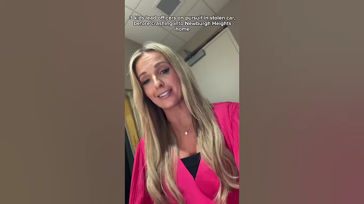 Kids lead officers on chase in stolen car