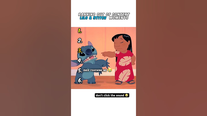 Ranking Lilo And Stitch Moments 😭