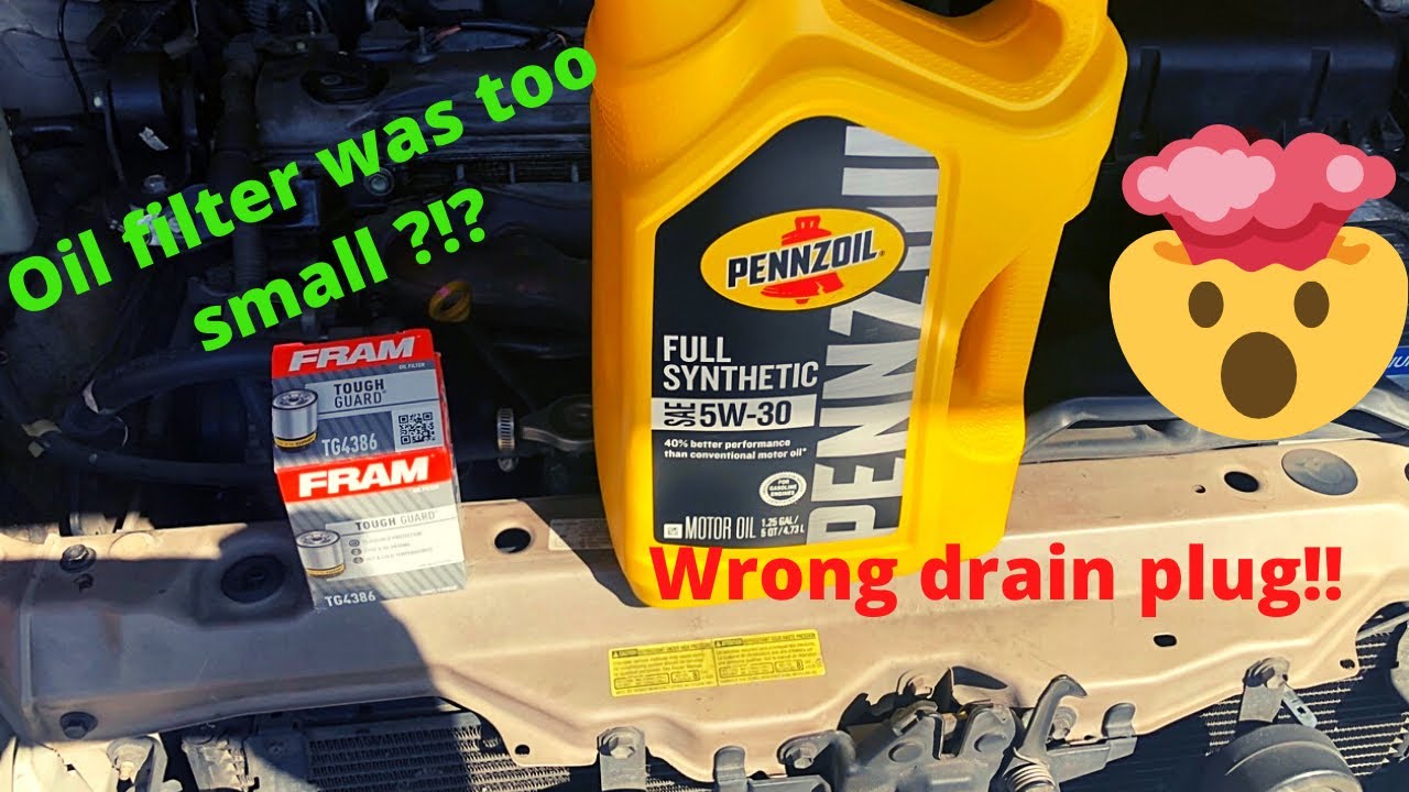 2004 Toyota Camry Oil Change - YouTube