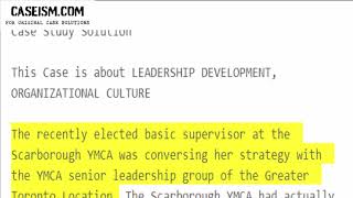 Scarborough YMCA: Getting Back on Track Case Study Help - Caseism.com
