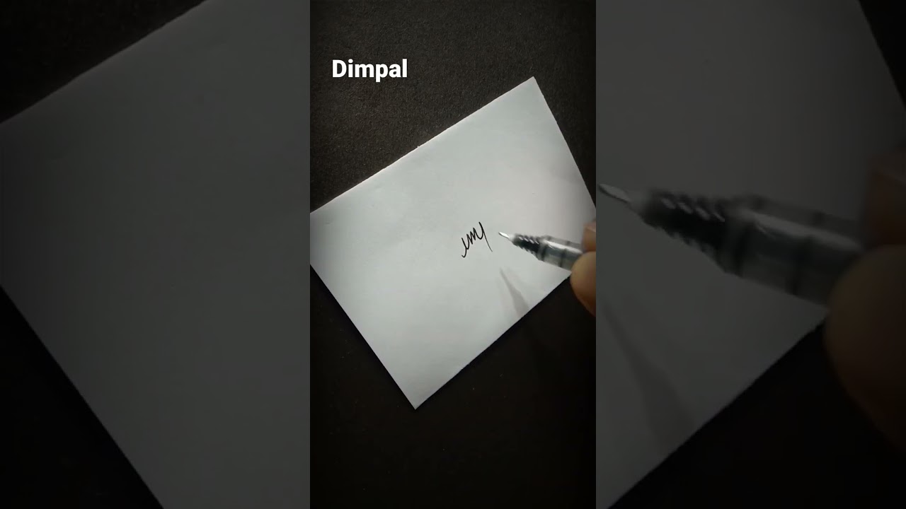 Dimpl name signature 🖋️