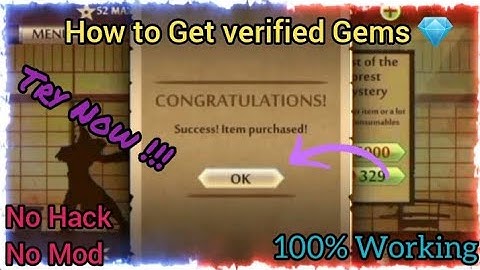 How To Convert Your Gems into VERIFIED GEMS !!! || Try This Trick NOW !!!
