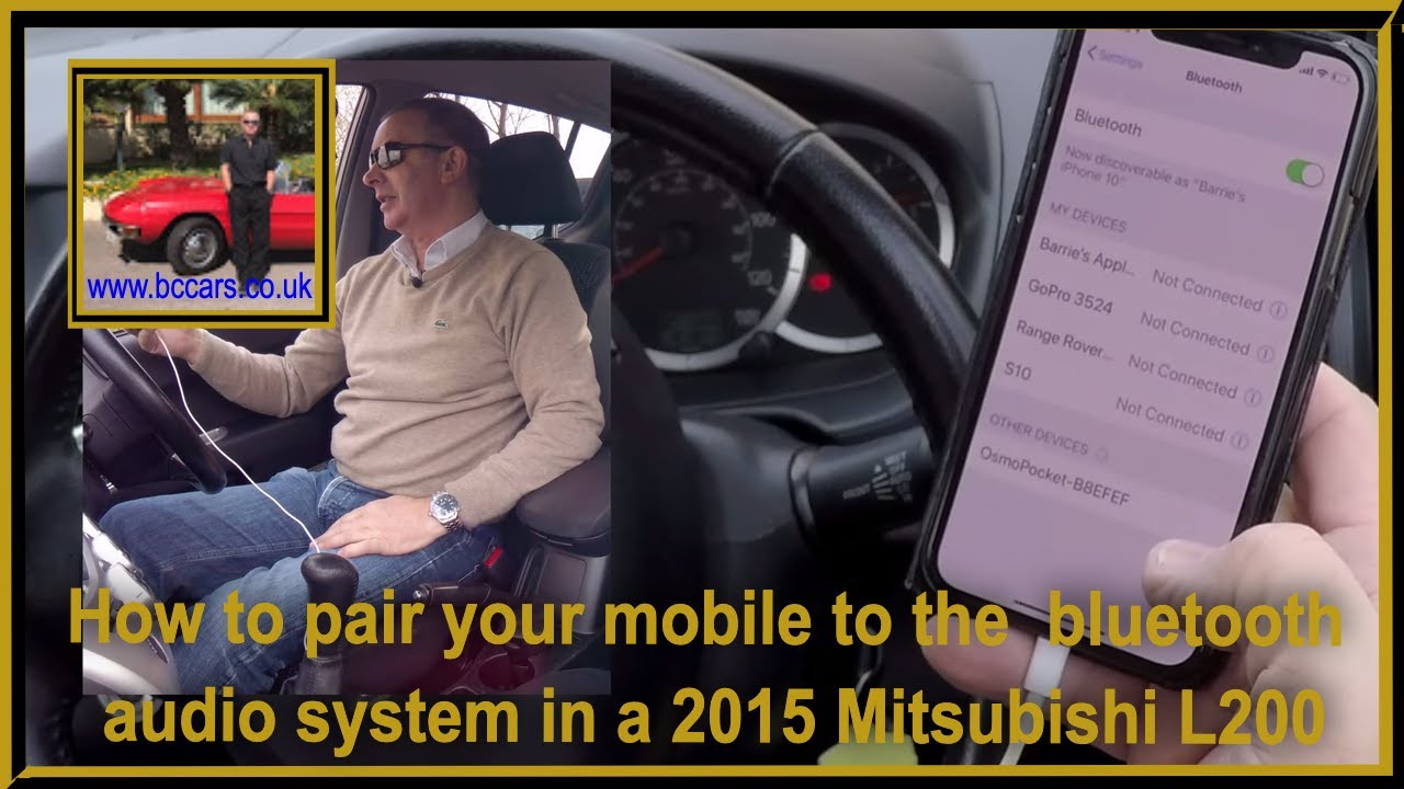 mitsubishi triton bluetooth connection