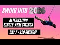 220 Kettlebell Swings - Single-Arm Alternating EMOM!