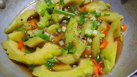 Khổ qua đừng xào nấu canh nữa làm ngay cách này cực ngon