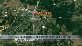 One taken to hospital, one arrested, after officer-involved shooting