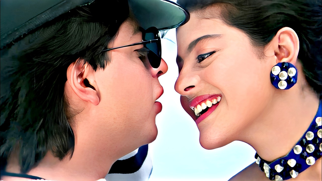 Baazigar O Baazigar - 8K | Shah Rukh Khan, Kajol | Kumar Sanu & Alka Yagnik | 90's Romantic Song