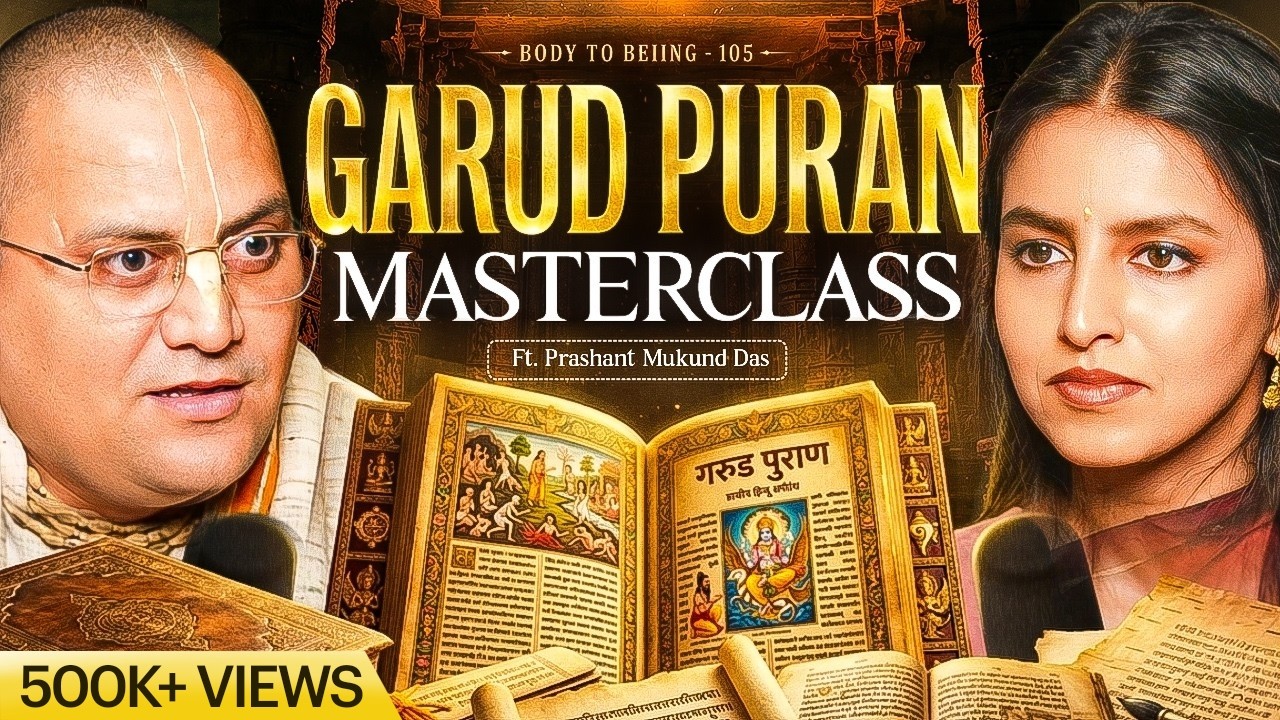 Prashant Mukund Das explaining Garuda Purana teachings on signs of death, the soul’s journey, Yamaloka and life after death