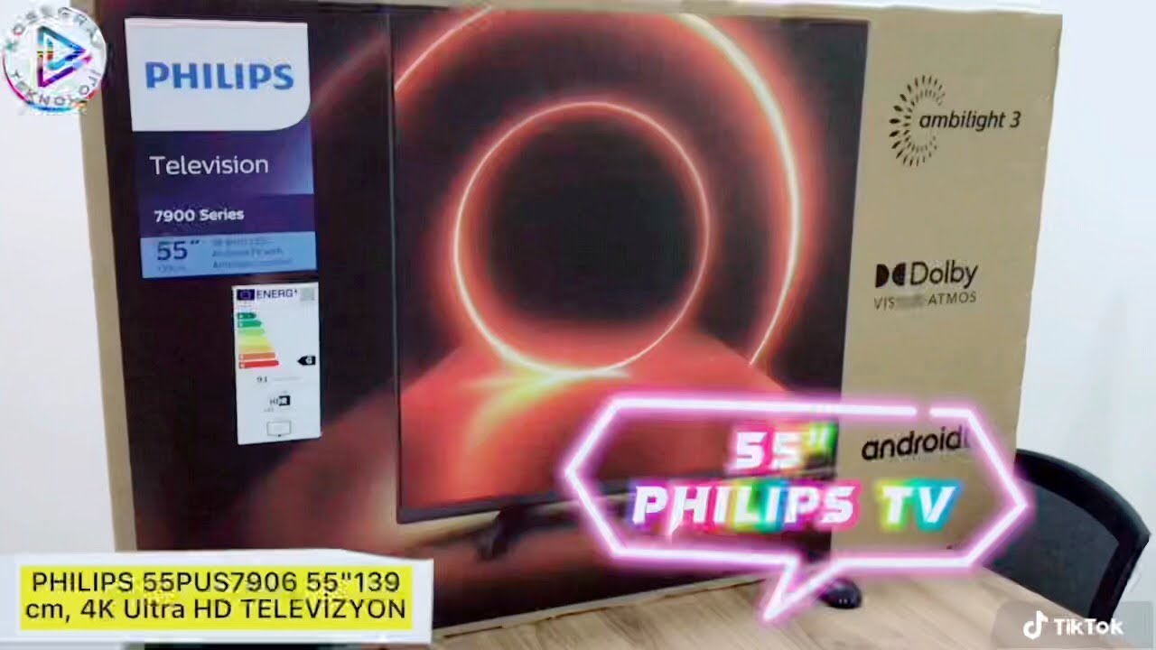 Philips 55PUS7906/12 Serie 7900 Smart tv led 4k 55'' avec