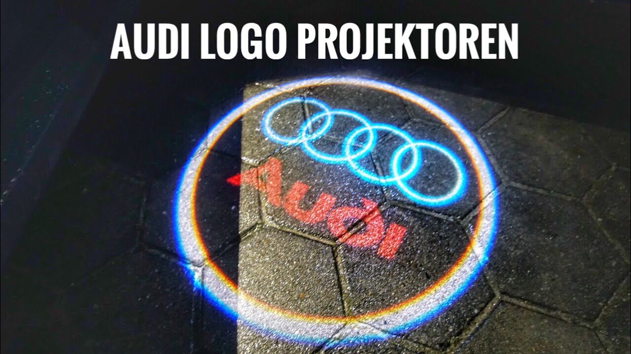 AUDI Tür Lichts Logo Projektoren beleuchtung A3 4 5 6 7 8 TT Q3 5 7